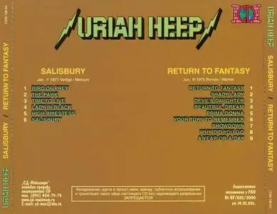 Uriah Heep - Solisbury `71 & Return To Fantasy `75 (2000)