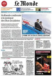 Le Monde du Mercredi, 26. Mars 2014
