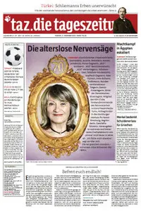 Tageszeitung TAZ vom 03 Dezember 2012