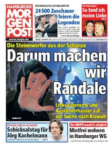 Hamburger Morgenpost vom 6 September 2010