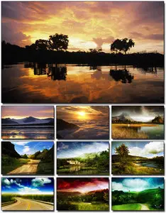 World of Sunset Nature Wall 2