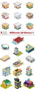 Vectors - Different 3D Houses 7