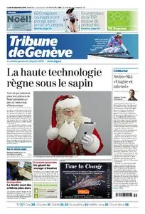 TRIBUNE DE GENEVE  20 Décembre 2010