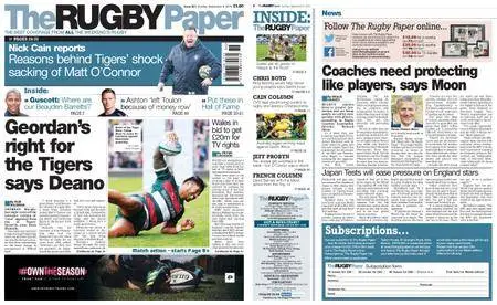 The Rugby Paper – September 09, 2018