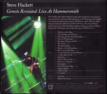 Steve Hackett - Genesis Revisited: Live At Hammersmith (2013) [3CD+2DVD] {InsideOut}