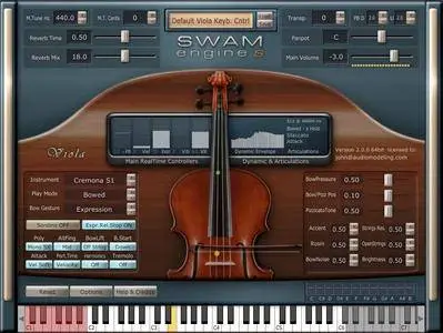 Audio Modelling SWAM Engine - SWAM Viola v2.0.1 WiN