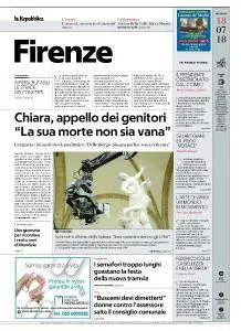 la Repubblica Firenze - 18 Luglio 2018