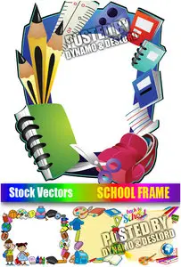 School frame - Stock Vectors