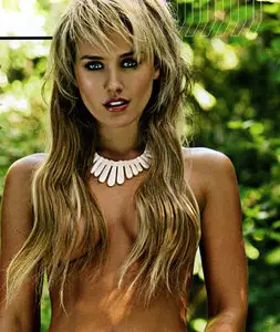 Nicky Whelan Topless (covered) For Maxim