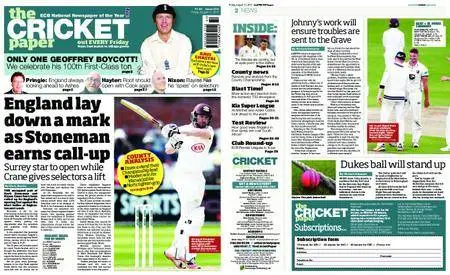 The Cricket Paper – August 11, 2017