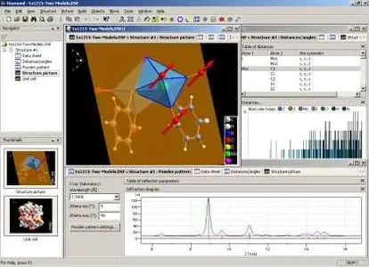 Diamond v3.0a - Tool for Crystal and Molecular Structure Visualization