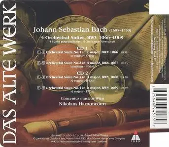 Nikolaus Harnoncourt, Concentus musicus Wien - Johann Sebastian Bach: 4 Orchestral Suites (2008)