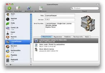 LicenseKeeper 1.5.4