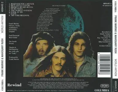 Frank Marino & Mahogany Rush - World Anthem (1977) {1998, Reissue}