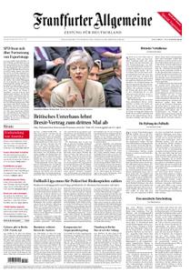 Frankfurter Allgemeine Zeitung F.A.Z. mit Rhein-Main Zeitung - 30. März 2019