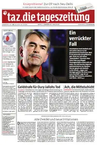 Tageszeitung TAZ vom 14 Dezember 2012