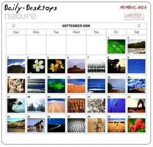 Daily Desktops Set Of Nature Desktops 2006-09