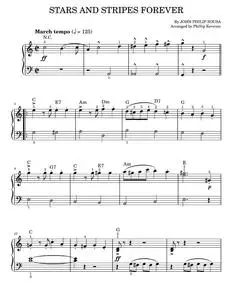 Stars and stripes forever - John Philip Sousa (Easy Piano)