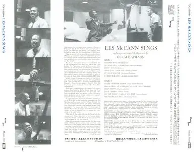 Les McCann - Les McCann Sings (1961) {Pacific Jazz Japan TOCJ-50084 rel 2010}