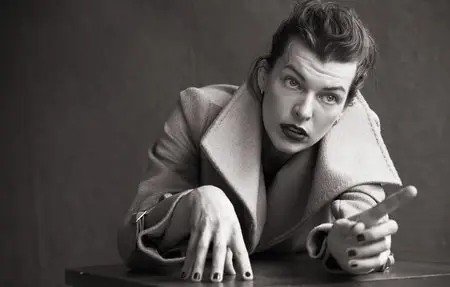 Milla Jovovich by Matthew Brookes for L’Express Styles October 2013