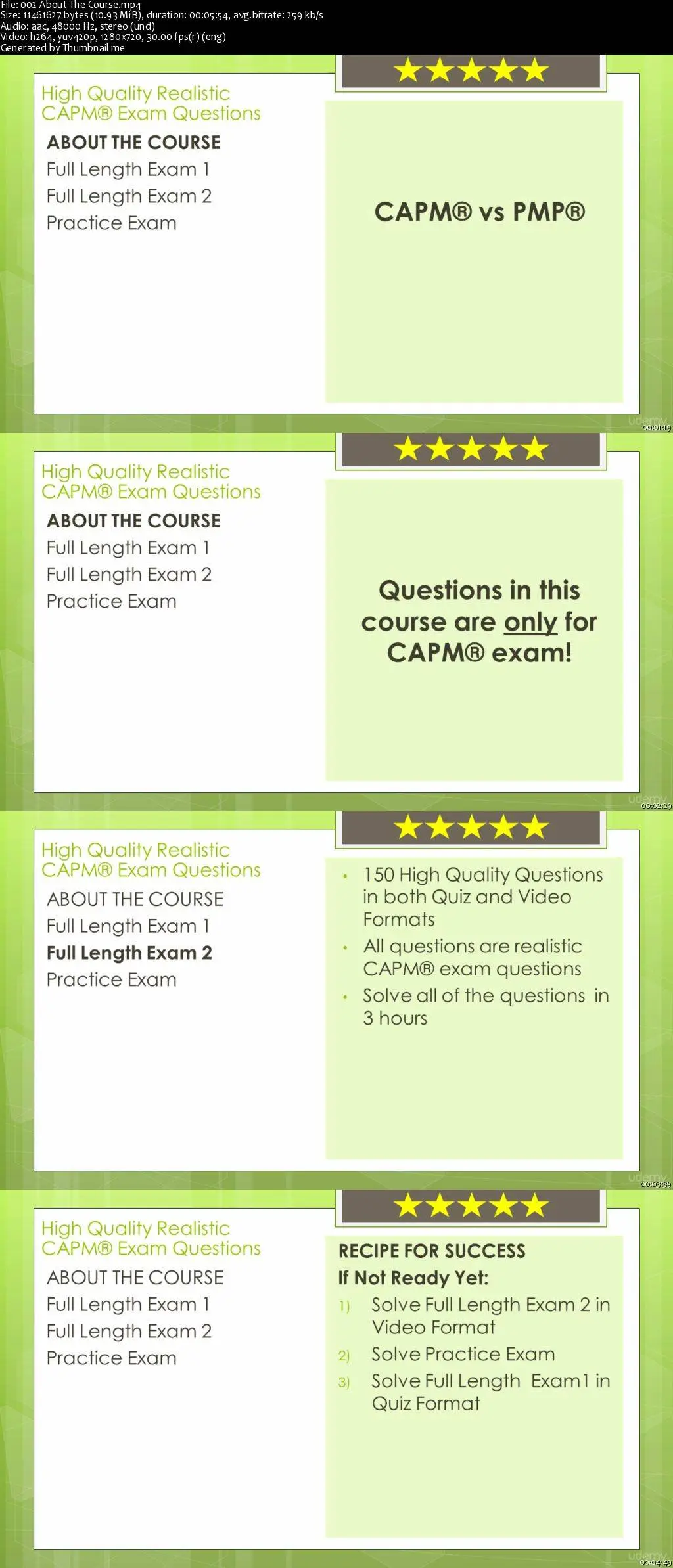 CAPM® Certification: Realistic CAPM Exam Questions- PMBOK®v6 / AvaxHome