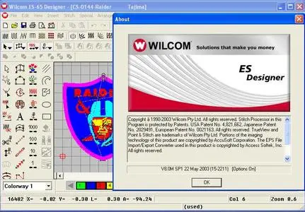 Wilcom ES v 8.0 Digitizer