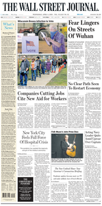 The Wall Street Journal – 08 April 2020