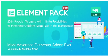 Codecanyon - Element Pack v6.15.4 - Addon for Elementor Page Builder WordPress Plugin NULLED