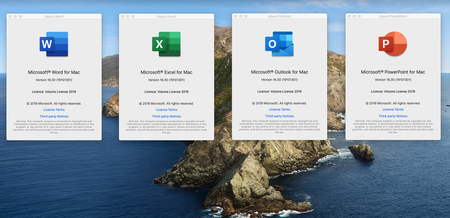 Microsoft Office 2019 for Mac v16.36 VL Multilingual