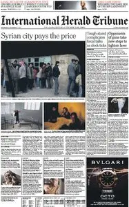 International Herald Tribune from Wednesday, 19. December 2012