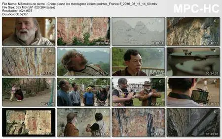 (Fr5) Mémoires de pierre - Chine : quand les montagnes étaient peintes (2016)
