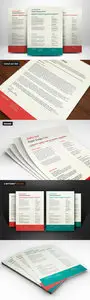 Resume and Cover Letter PSD Template