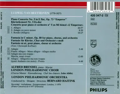 Alfred Brendel – Bernard Haitink – LPO – Beethoven – Piano Concerto No. 5 (1977)