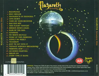 Nazareth - Greatest Hits (1975) [2010, Salvo, SALVOVCD01]