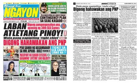 Pilipino Star Ngayon – Nobiyembre 30, 2019