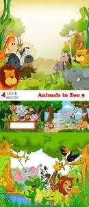 Vectors - Animals in Zoo 5
