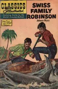 Classics Illustrated 042 Swiss Family Robinson Johann Wyss