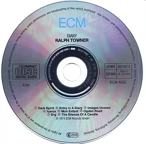Ralph Towner - Diary (1974) {ECM 1032} [Re-Up]