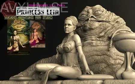 Walades Studio - Princess Leia and Jabba