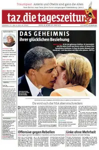 Tageszeitung TAZ vom 28 Oktober 2013