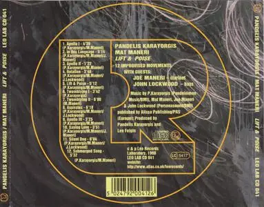 Pandelis Karayorgis, Mat Maneri - Lift & Poise (1998)