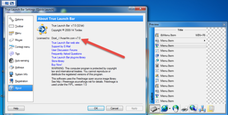 Tordex True Launch Bar 7.0 + Portable