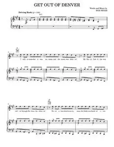 Get out of denver - Bob Seger (Piano-Vocal-Guitar)