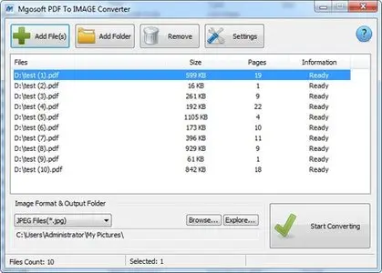 Mgosoft PDF To Image Converter 10.7.112 Portable
