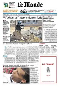 Le Monde du Vendredi, 30. Août 2013