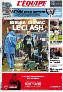 L'Equipe du Vendredi 27 Février 2015