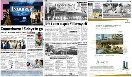 Philippine Daily Inquirer – April 25, 2010