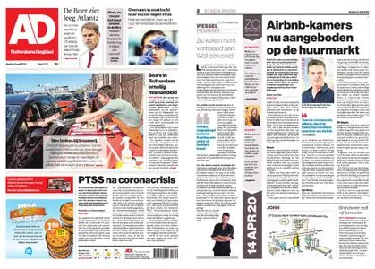Algemeen Dagblad - Hoeksche Waard – 14 april 2020