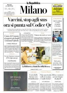la Repubblica Milano - 30 Marzo 2021