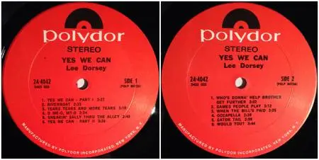 Lee Dorsey - Yes We Can (vinyl rip) (1970) {Polydor} **[RE-UP]**